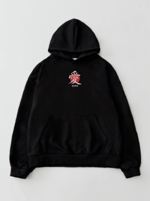 2102store | LOVE – Hoodie oversize con capucha Unisex
